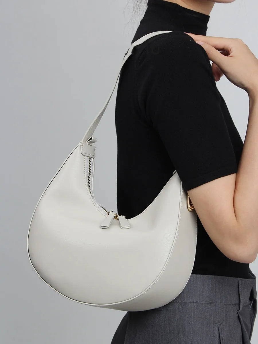 Genuine Leather All-match Commute Shoulder Messenger Bag - Bellarte Enchanté Genuine Leather All-match Commute Shoulder Messenger Bag